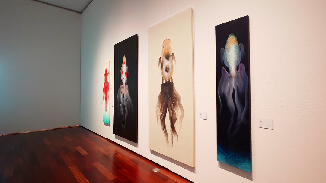 ｢深堀隆介展 水面のゆらぎの中へ｣