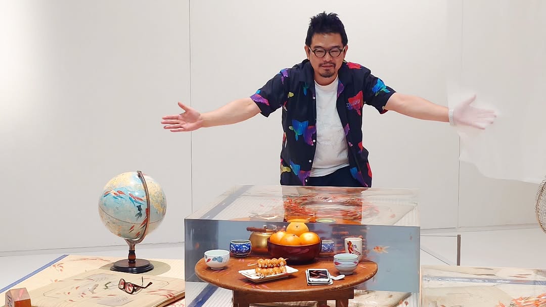 ｢深堀隆介展 水面のゆらぎの中へ｣